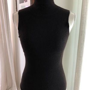Cashmere Sleeveless Turtleneck by SAKS